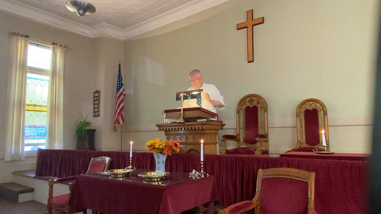 Pastor Jay D. Hobson, Sunday Sermon, Cushman Union Church, 9/15,2024