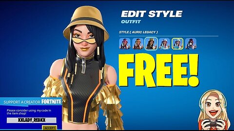 FREE | Lana Llane Auric Legacy-Fortnite