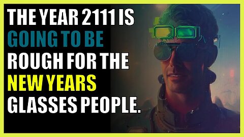 The year 2111 is going to be rough for the New Years glasses people.