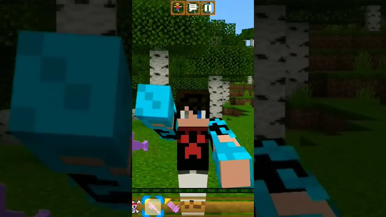 One Piece no universo do minecraft!!!😱😱🤯🤯🤯 #minecraft #shorts #anime #viral