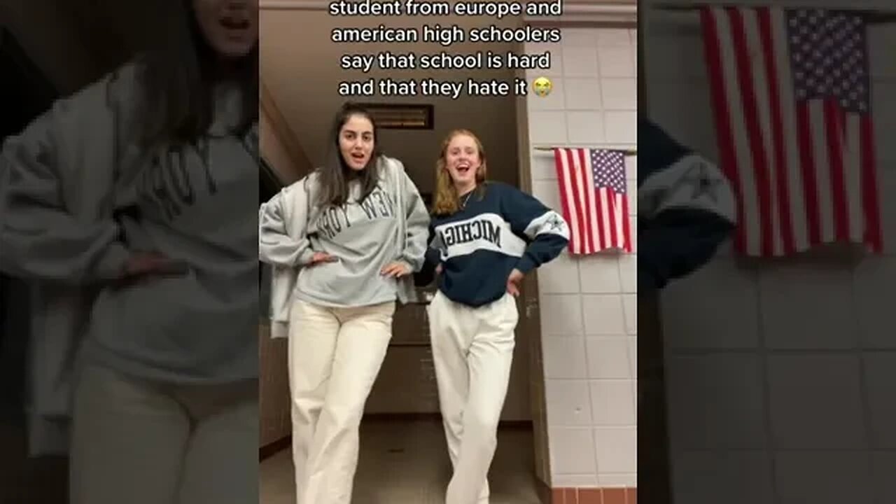 when ur an exchange student from europe and Video By serrablrn #Shorts