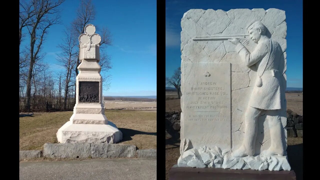 Gettysburg Pennsylvania on a Cold Winters Day