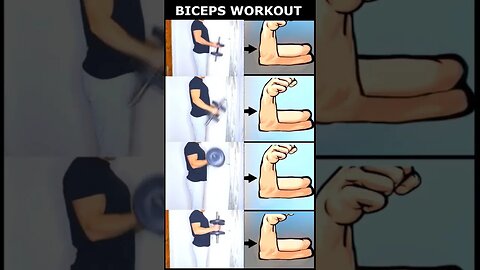 Biceps workout #fitness #bicepsworkout #fitnesstips #fitnessmotivation #muscles