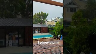 stormy Sydney #shorts #short #australia #sydney #travel #traveling #rain #weather #storm #matrix