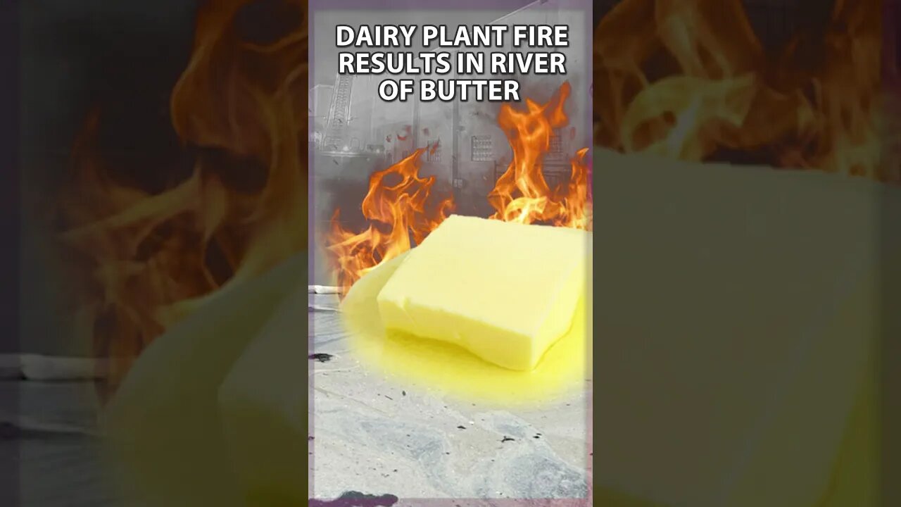 RIVER OF BUTTER Fire At A WI Dairy Plant Results In Gallons Of Melted Butter #shorts #bts #btsarmy