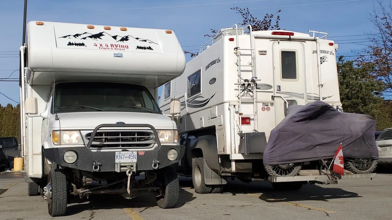 4x4 RVing - Lifted Motorhome E350 w/ 12,000lbs Winch