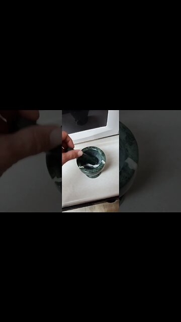 #egg shells crushed with a #mortarandpestle #eggs