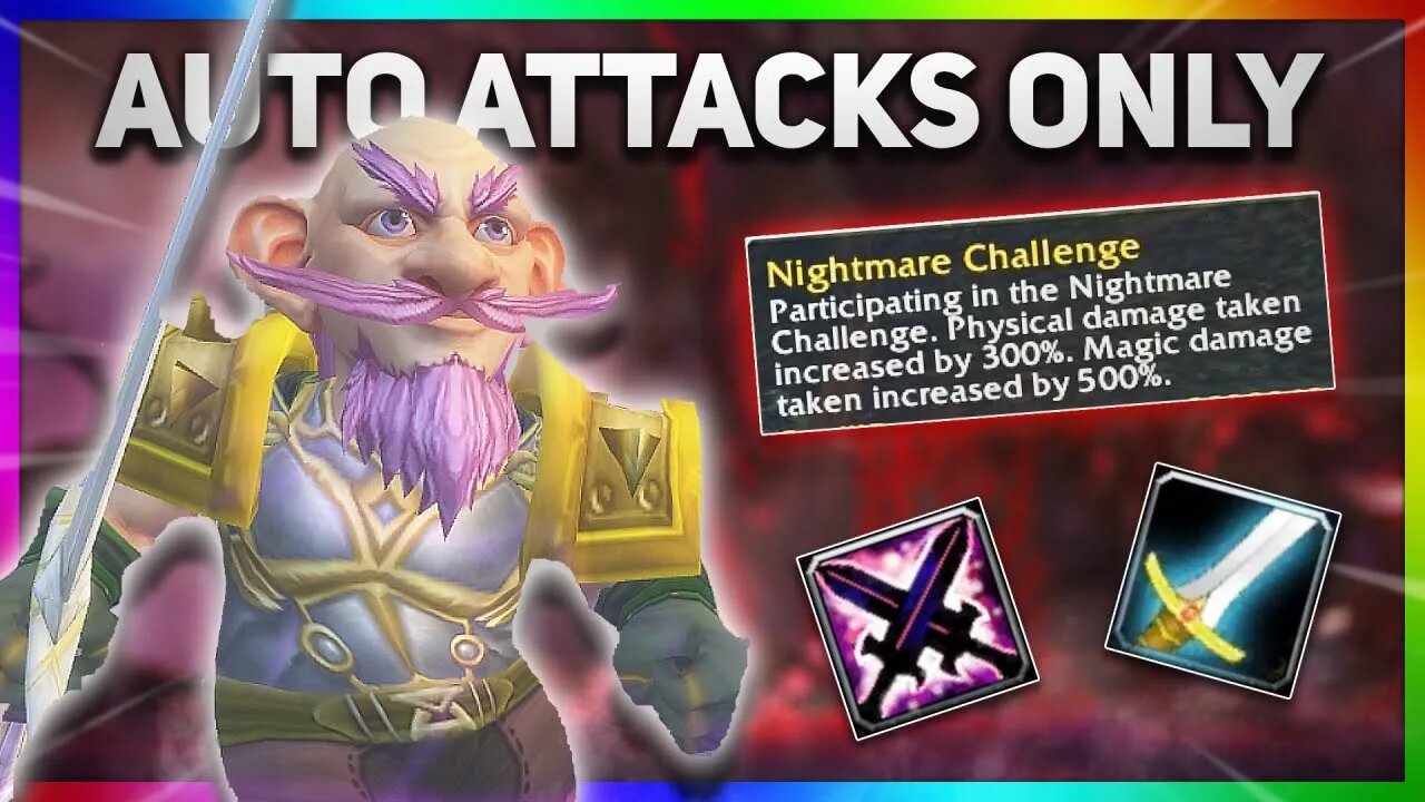 RANDOM NIGHTARE CHALLENGE but I can only use AUTO ATTACKS | Project Ascension Season 8