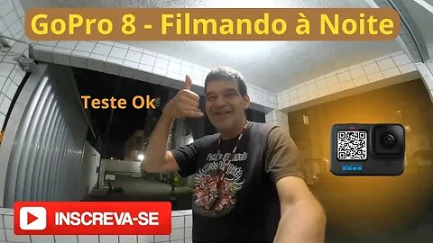 Filmando à Noite Com Uma GoPro Hero 8 Black - Primeiro Vídeo de Teste #goprohero8 #gopro8