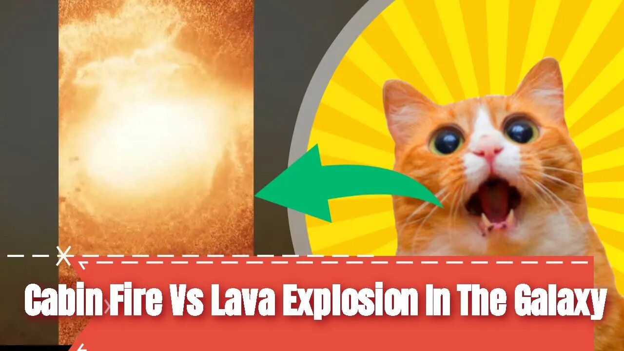 Camp Fire Vs Lava Explosion In The Galaxy #fire #lava #explosion #shorts