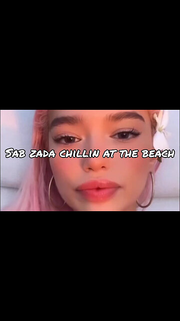 Sab Zada taking a quick vacation at the beach
