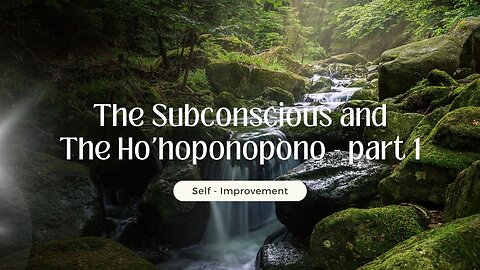 Ho'hoponopono part 1