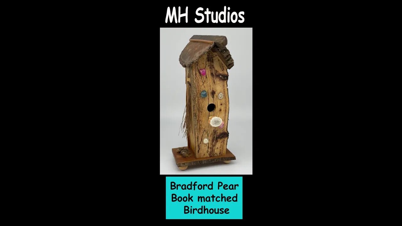 Bradford Pear Book matched Birdhouse #Shorts