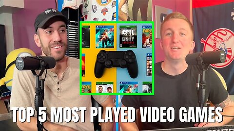 GUESS The Top 5 Most Played VIDEO GAMES! 🎮