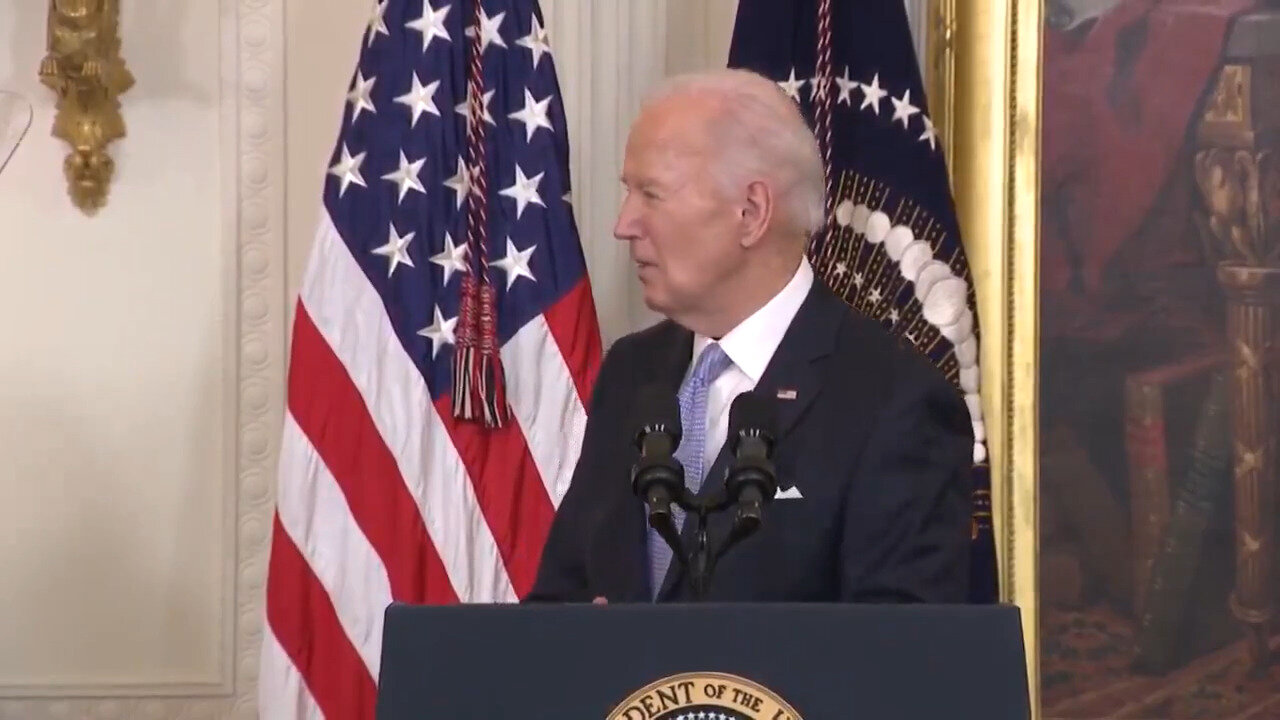 Joe Biden's Medal Of Freedom Ceremony Goes South As His Brain Fries And He Slurs Uncontrollably