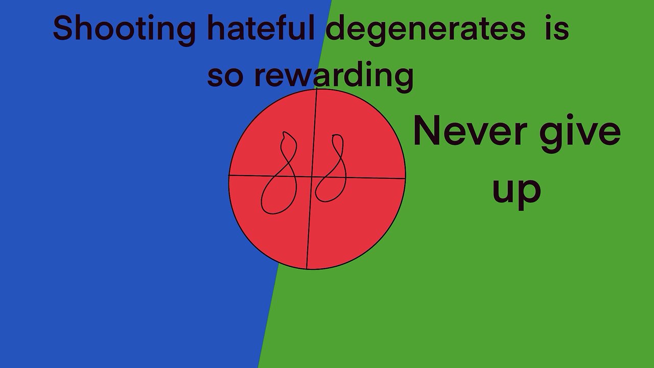 Hateful degenerate idea gets shot