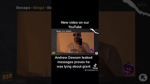 Leaked messages show ANDY KAPT lied about GIANT #youtubeshorts #youtubeshortsvideo #andrewdawson