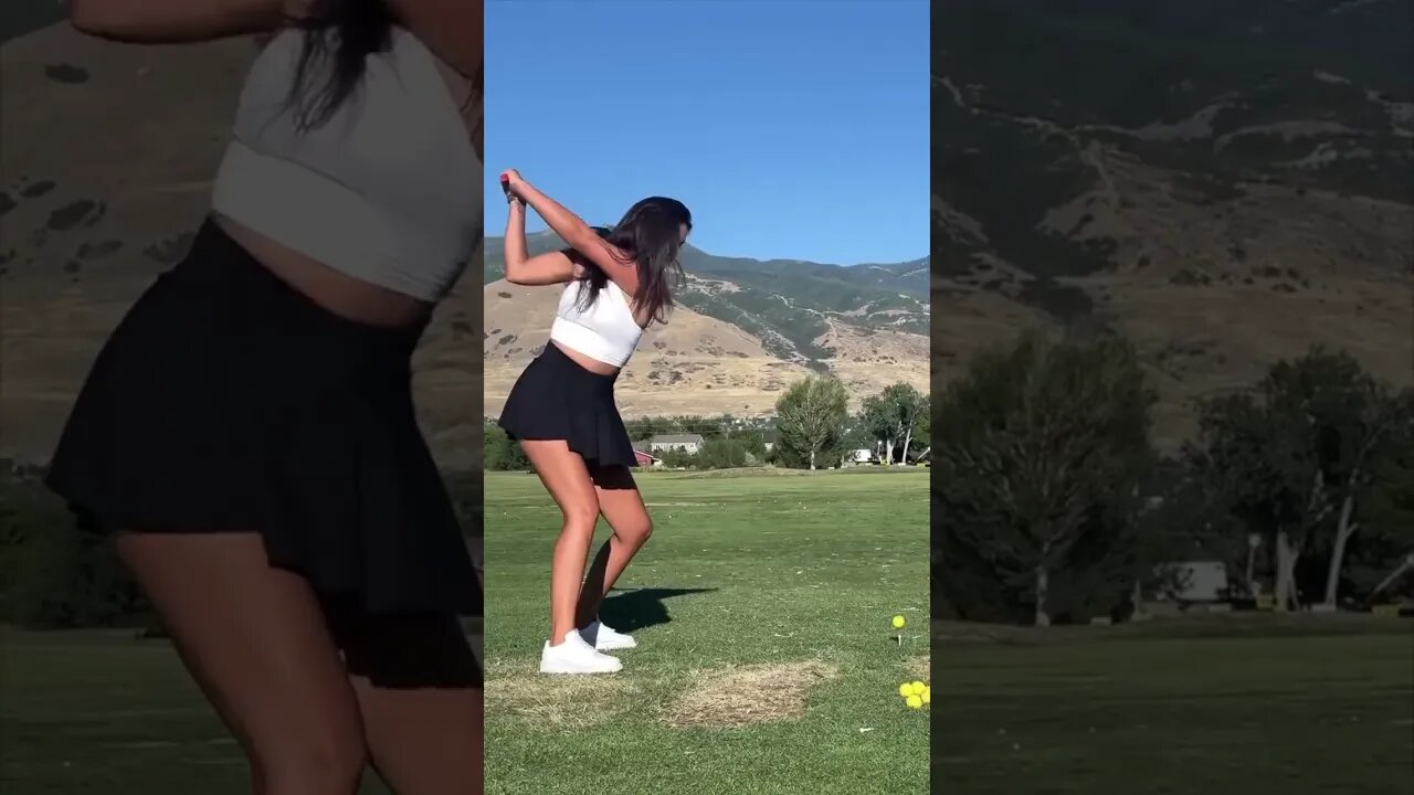 Straight as an arrow 🔥#shorts #golf #golfswing #golfgirl #sportshorts #sports #replaye #golflife