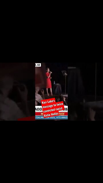 Kari Lake's message to twice convicted racist Katie Hobbs