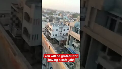 After watching this You will be grateful for having a safe job!