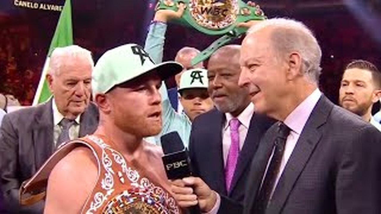 CANELO ALVAREZ FULL POST FIGHT INTERVIEW AFTER BEATING JAIME MUNGUIA!