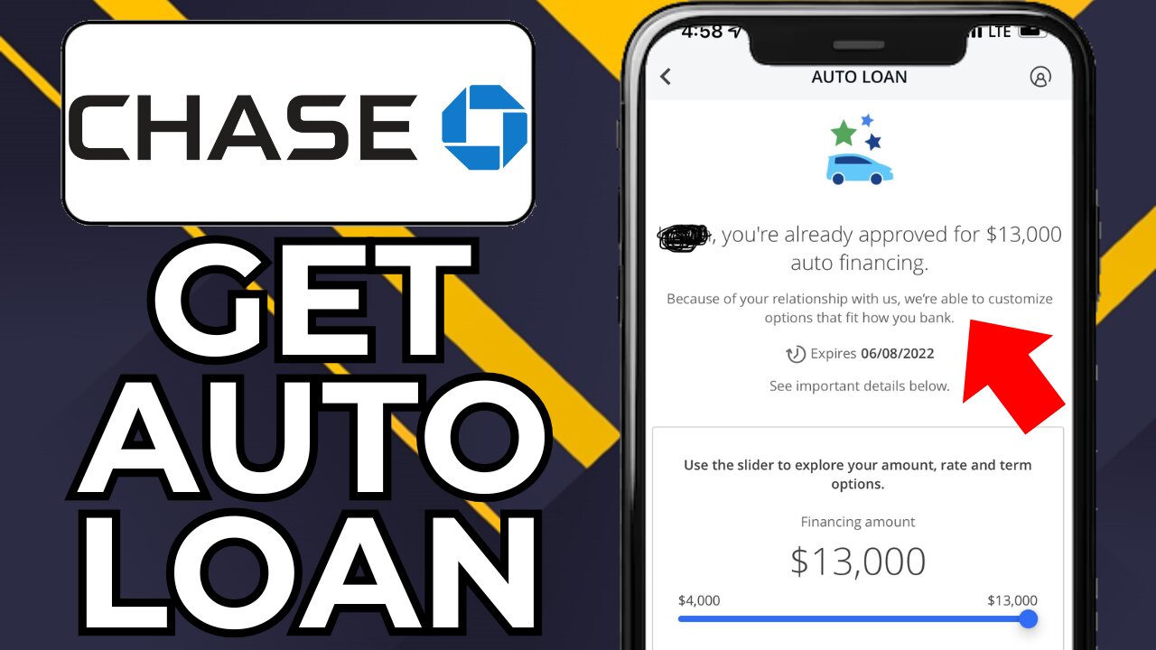 HOW TO APPLY FOR CHASE AUTO LOAN