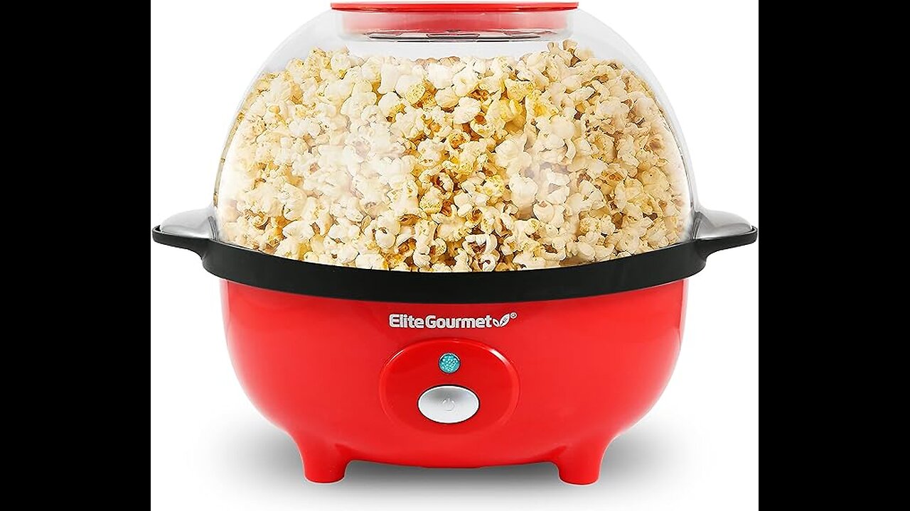 Ecolution Patented Micro-Pop Microwave Popcorn Popper with Temperature Safe