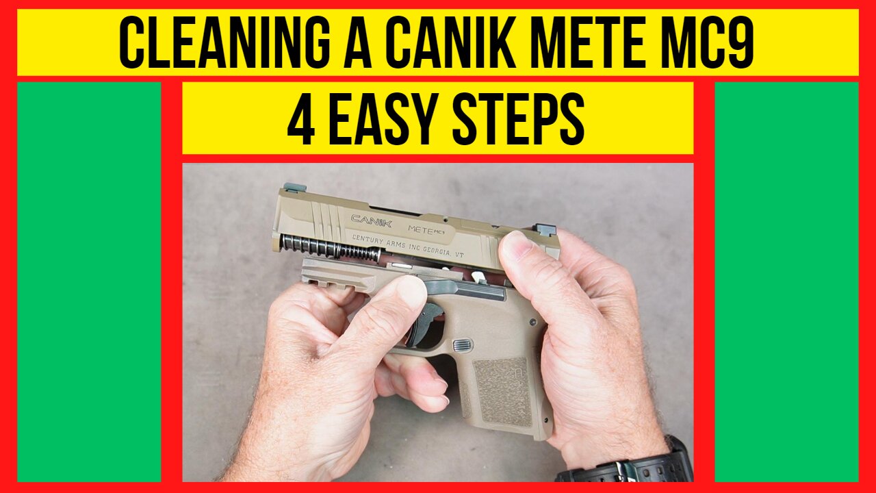 Canik METE MC9 Cleaning in 4 EASY STEPS #canik