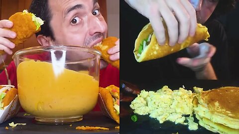 TACO BELL VS HOMEMADE TACOS * MUKBANG ASMR WAR *