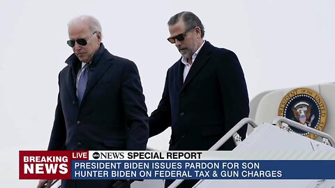 President Joe Biden pardons son Hunter after promising he wouldn't (feat Karine Jean-Pierre)