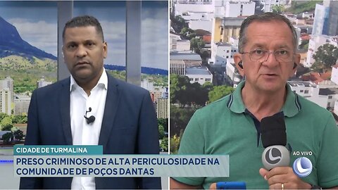 Cidade de Turmalina: Preso Criminoso de Alta Periculosidade na Comunidade de Poço Dantas.