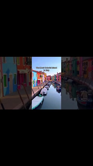 One of the most colorful islands in Italy, Burano