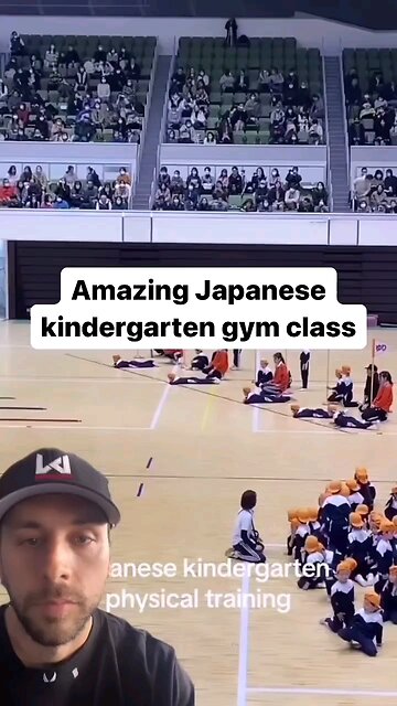 Kindergarten Gym Class In Japan