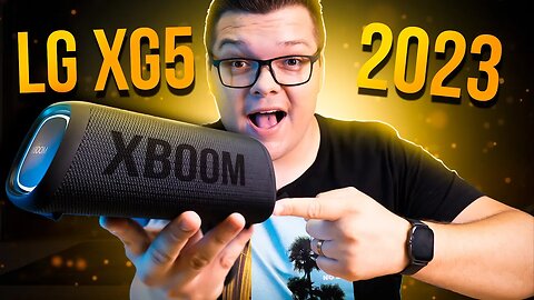 LG XBOOM XG5 | NOVA CONCORRENTE DA JBL para 2023! Unboxing e Primeiras Impressões