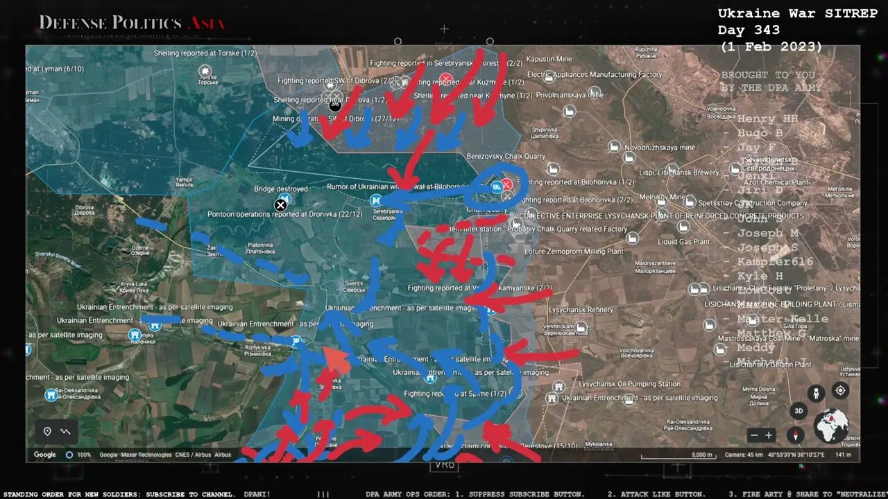 [ Analysis ] Major withdrawal at the Siversk Front to the 2nd line of defense likely by Ukraine