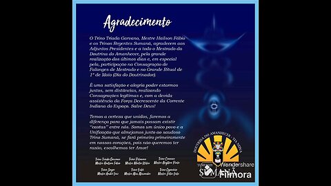 Consagração de Falanges de Mestrado e no Grande Ritual do Dia do Doutrinador