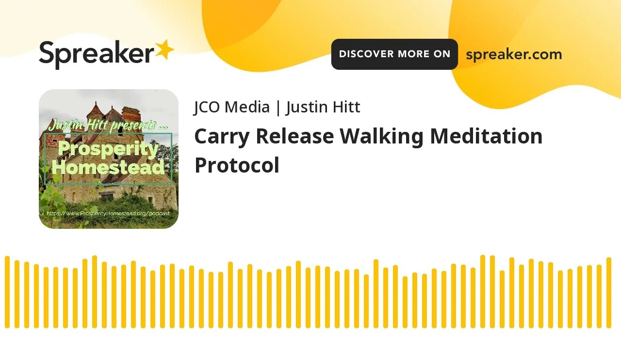 Carry Release Walking Meditation Protocol