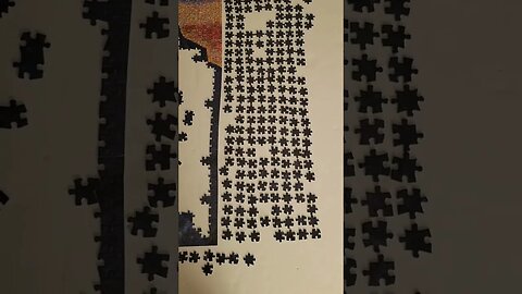 Only Dark Pieces Left! #puzzle #shorts #challenge #jigsawpuzzle