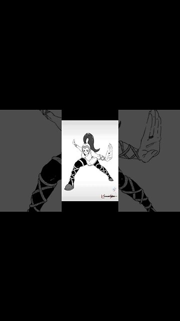 Drawings of Jane Smith and Martha Washington