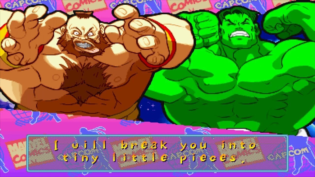 MARVEL vs. CAPCOM (Zangief/Hulk) [Capcom, 1998]