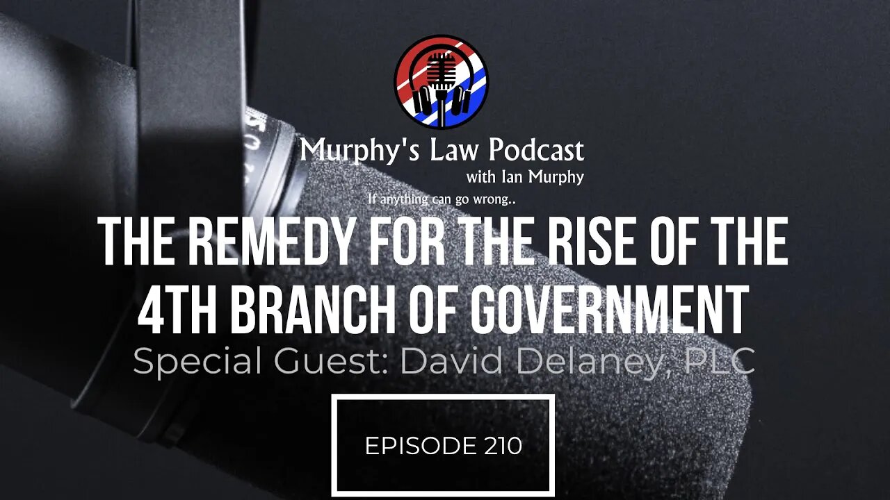 The remedy for The Rise of the 4th Branch of Government