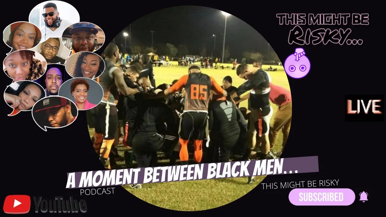 A TOUCHING MOMENT BETWEEN BLACK MEN...