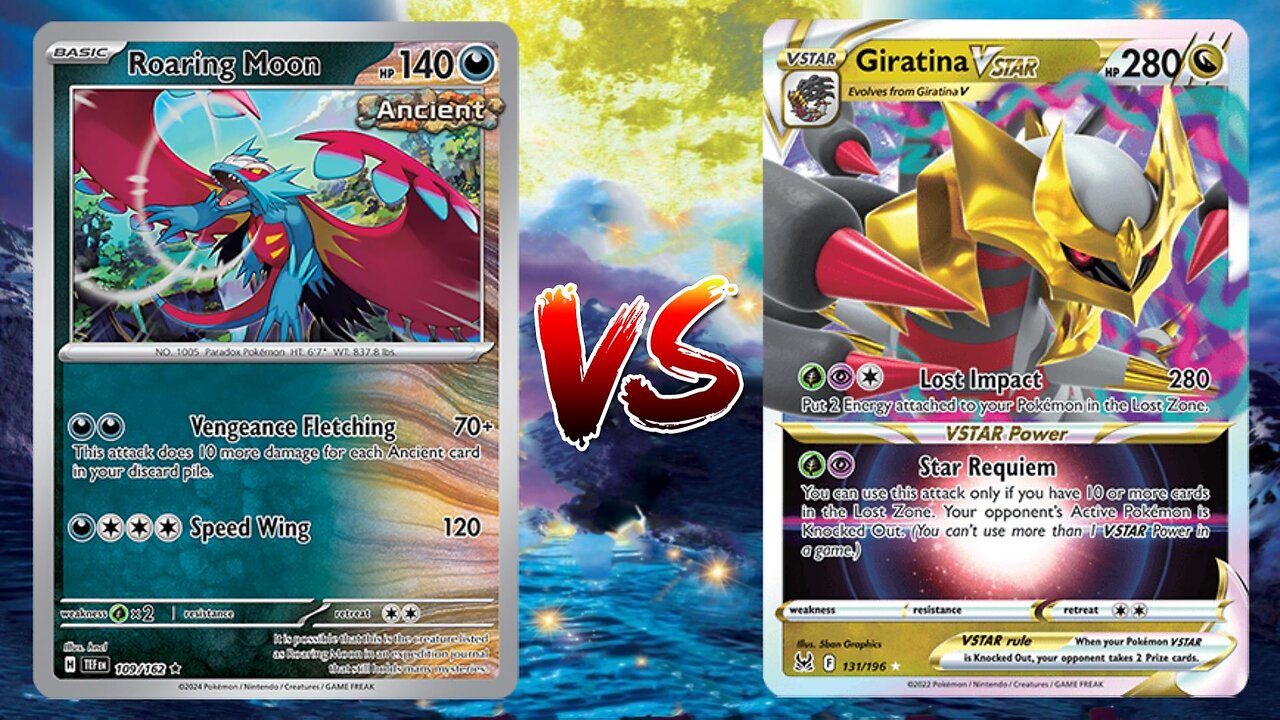 Pokemon TCG Live Roaring Moon Turbo VS Giratina VSTAR Iron Leaves EX!!