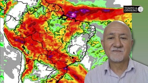 Chuvas intensas entre o leste do PR e SC