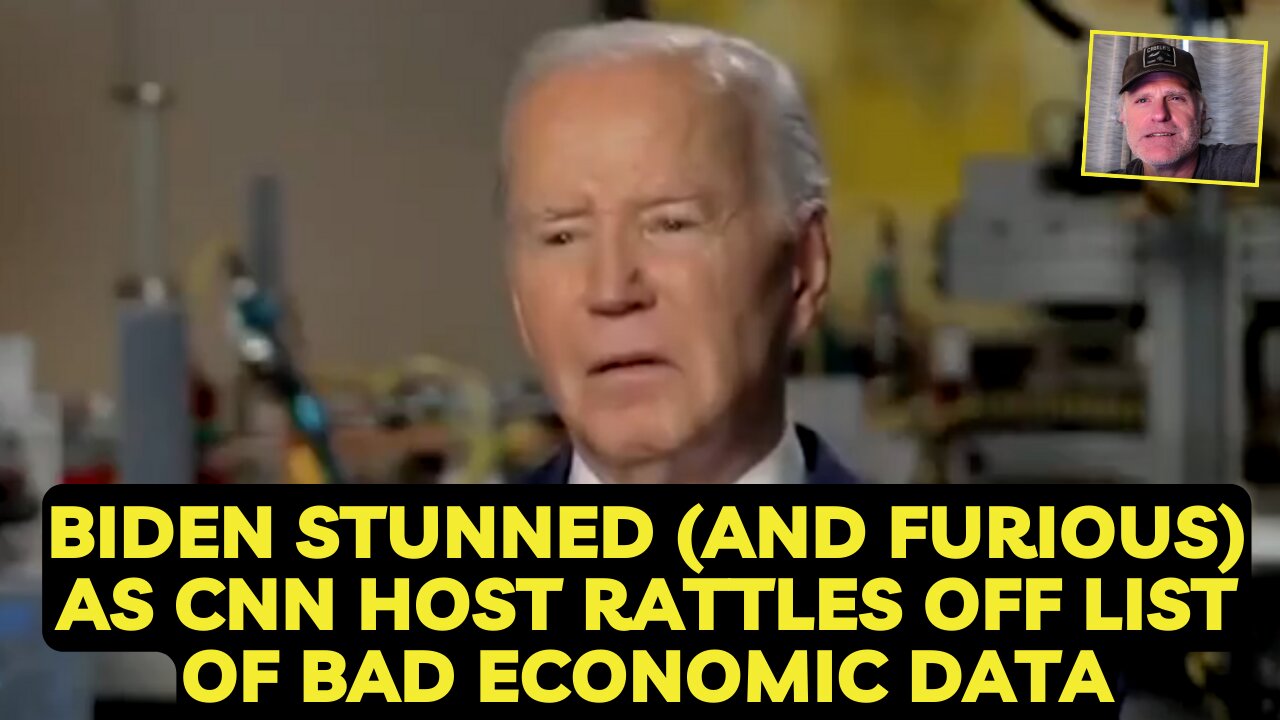 Biden STUNNED and Furious As CNN Host Rattles Off List of BAD Economic Data