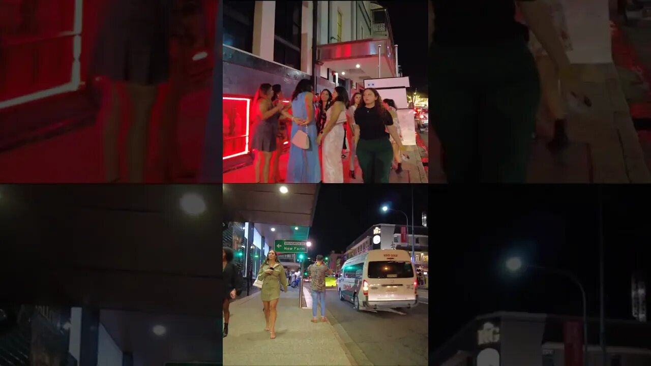 Australian Nightlife in Brisbane || Fortitude Valley || QLD