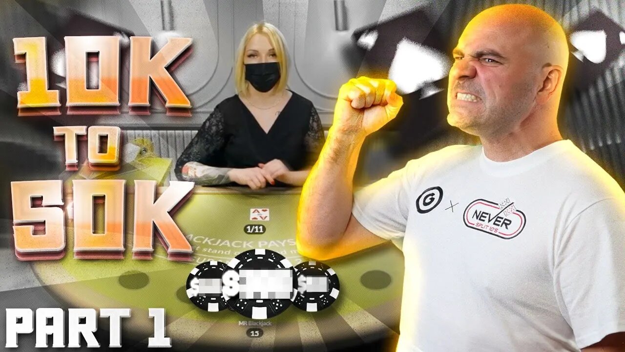 $50,000 BIGGEST BLACKJACK ONLINE WIN EVER - MR BLACKJACK - SUPERBOWL SPECIAL