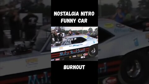 Epic Nostalgia Nitro Camaro Funny Car Burnout! #shorts