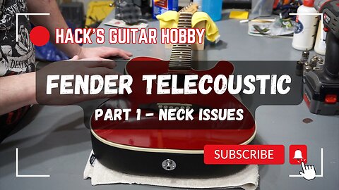 The Fender Telecoustic Project Guitar: Part 1 - Neck Setup, Repairs, and String Replacement