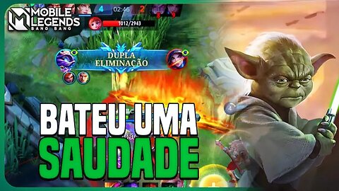 QUE SAUDADE DE USAR ESSA SKIN | DA MUITO DANO | MLBB